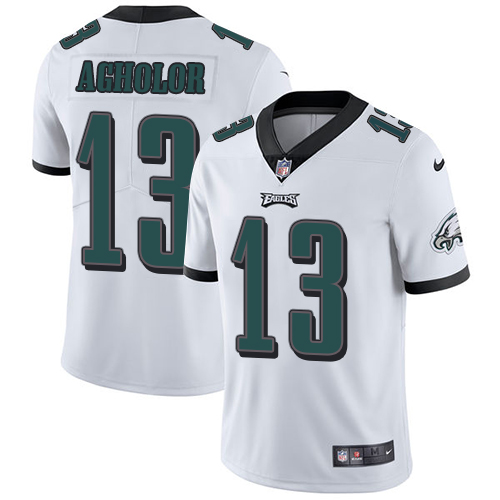 2019 men Philadelphia Eagles 13 Agholor white Nike Vapor Untouchable Limited NFL Jersey